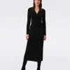 Astrid Wool-Cashmere Wrap Dress