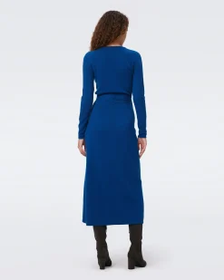 Astrid Wool-Cashmere Wrap Dress