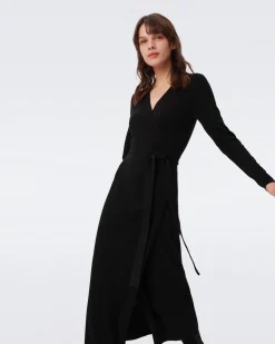 Astrid Wool-Cashmere Wrap Dress
