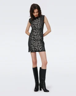 Aviva Knit Jacquard Reversible Dress