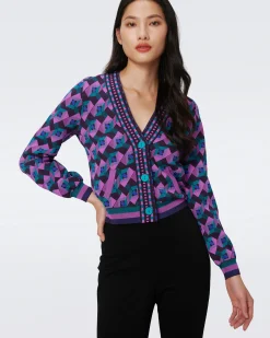 Bryant Knit Jacquard Cardigan