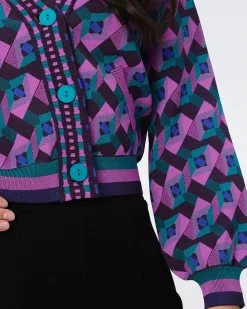 Bryant Knit Jacquard Cardigan