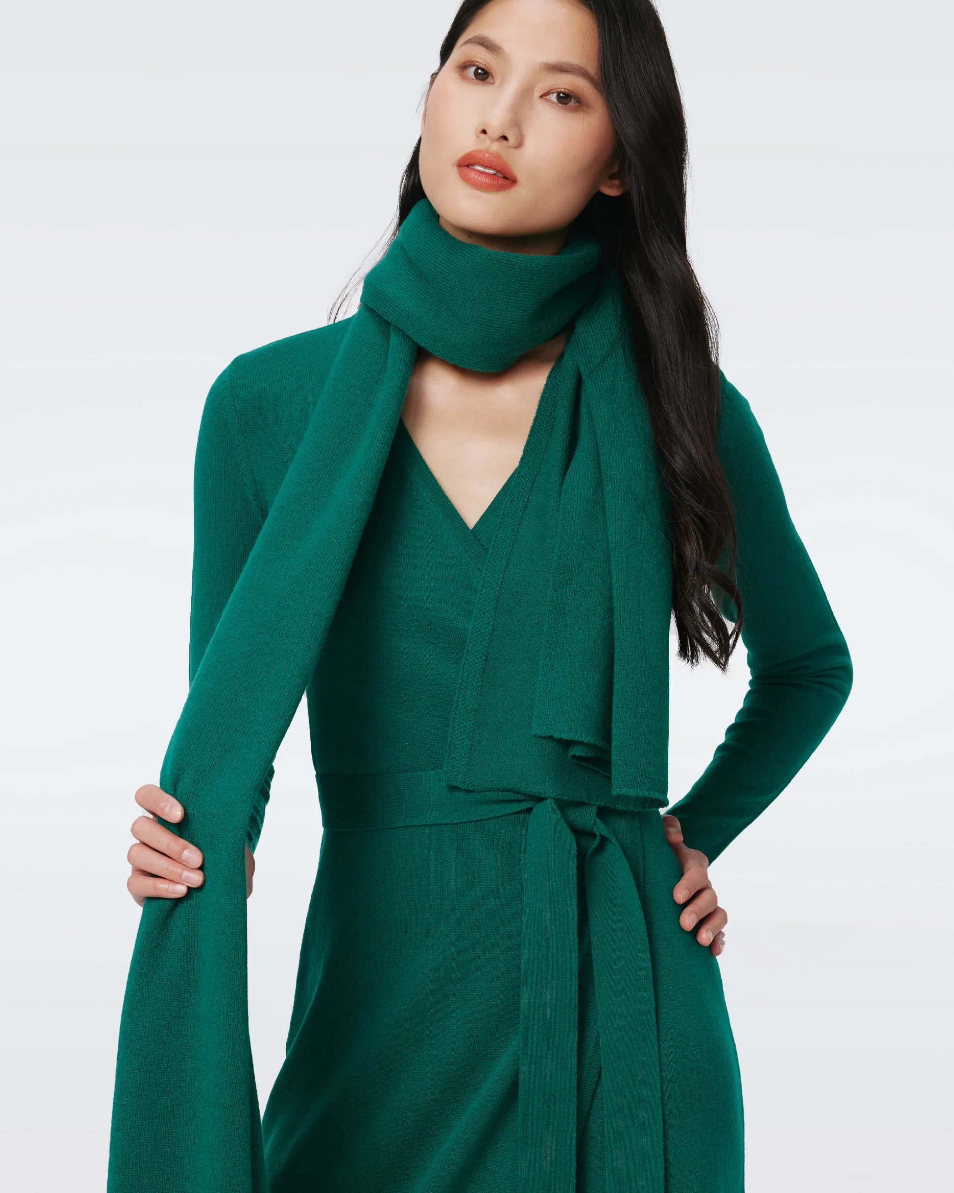 Cleo Wool-Cashmere Scarf