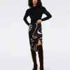 Coisty Knit Jacquard Skirt