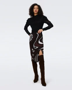 Coisty Knit Jacquard Skirt