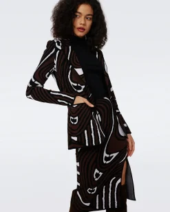 Coisty Knit Jacquard Skirt