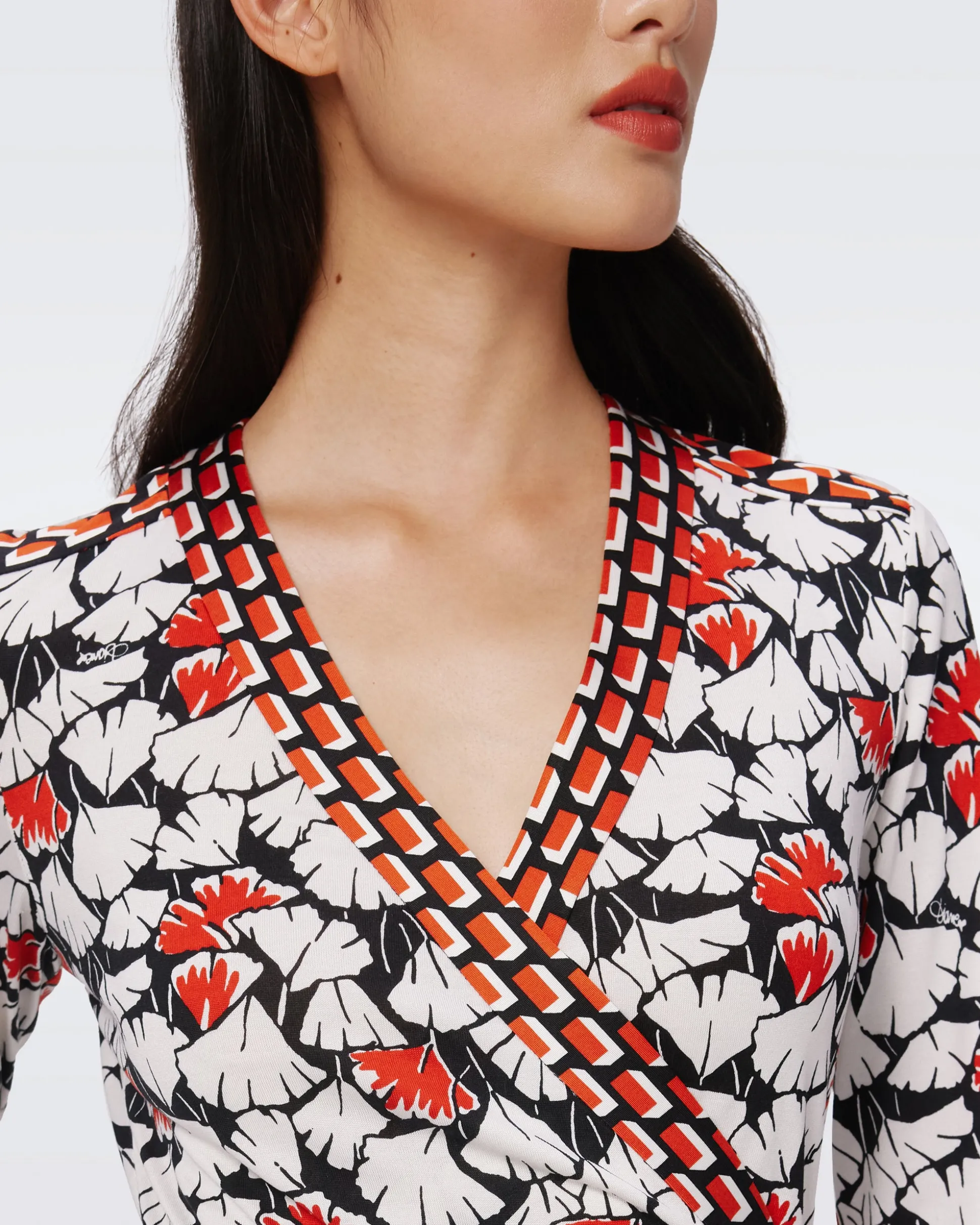 Danica Silk Jersey Wrap Dress
