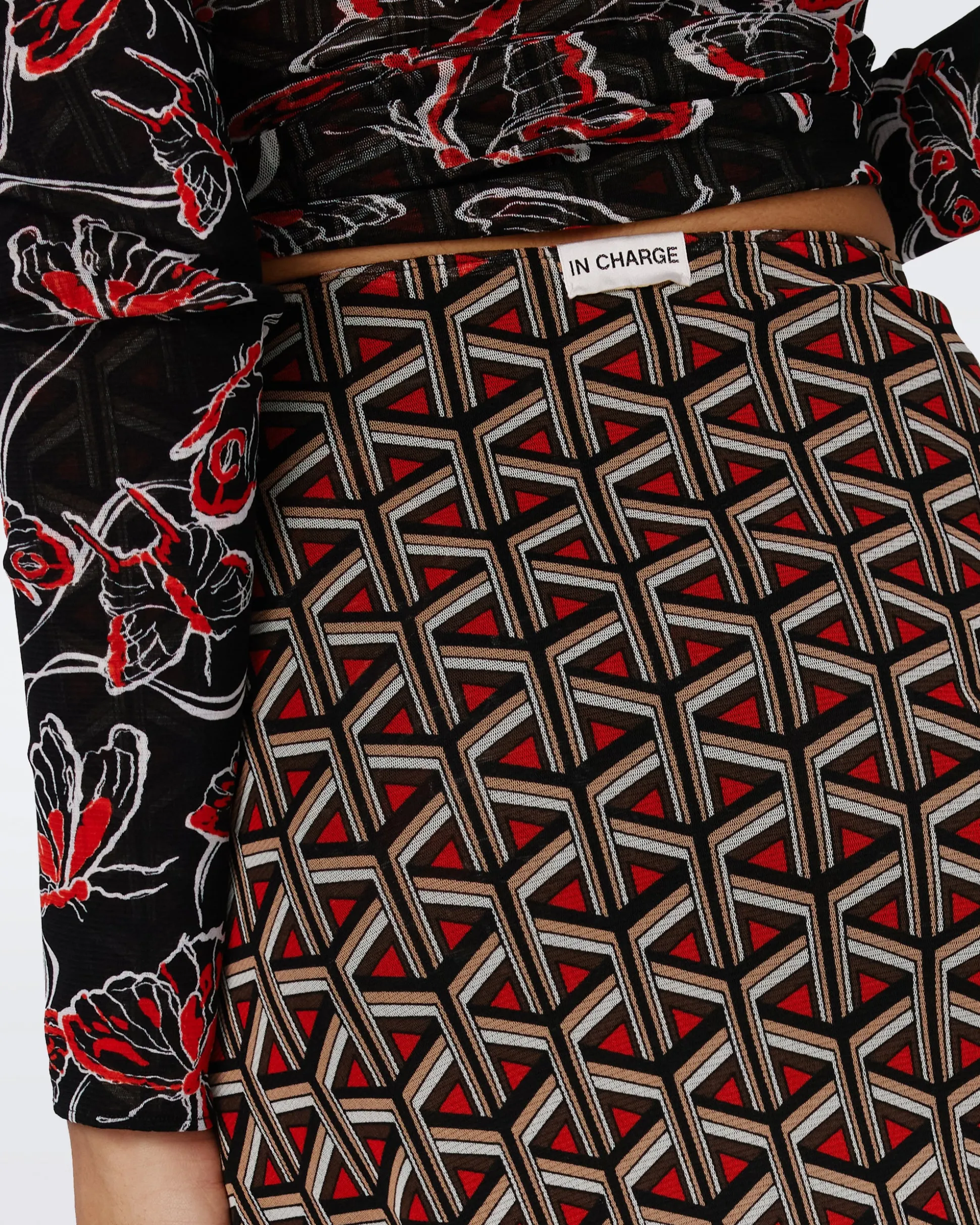Darlene Reversible Mesh Skirt