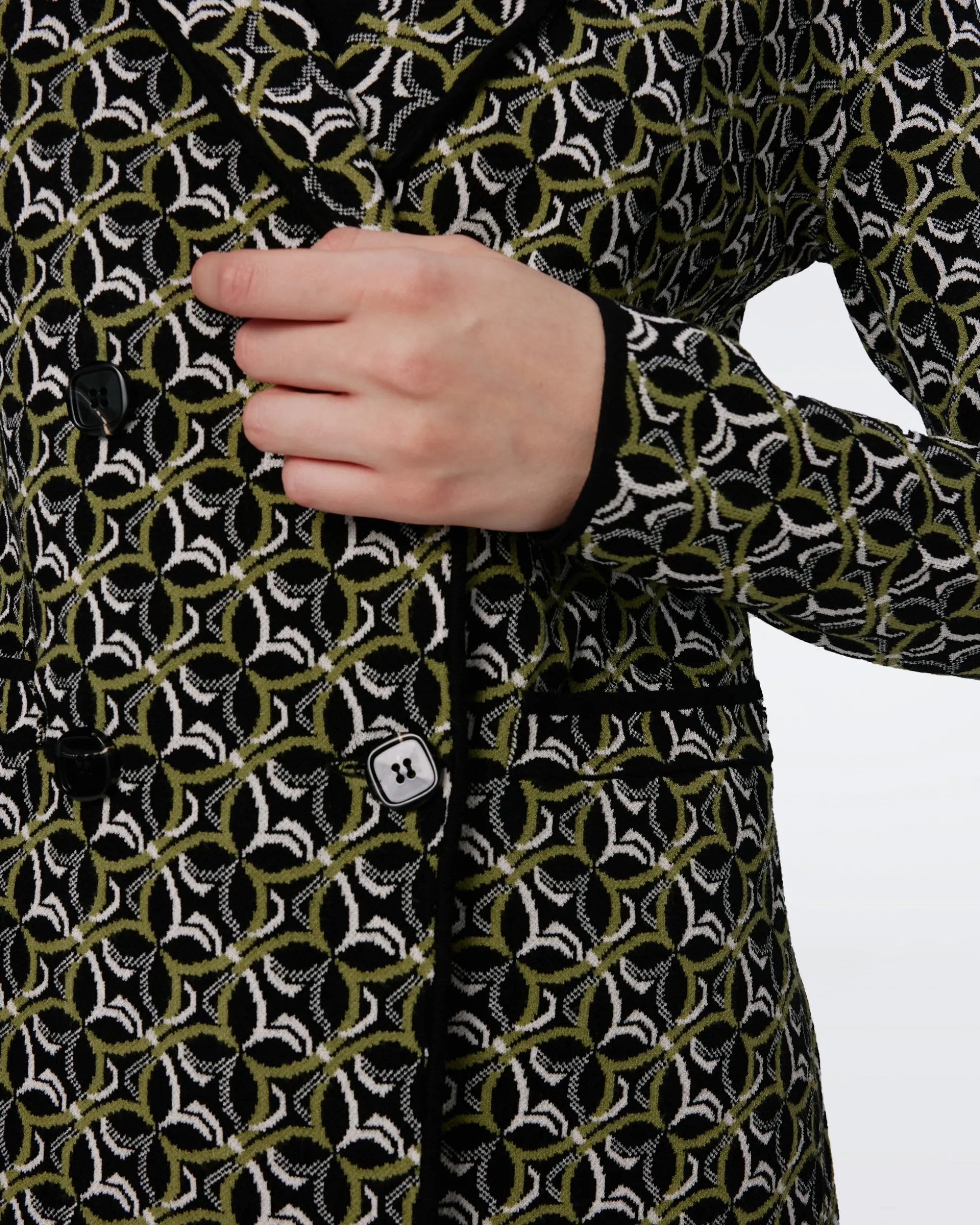 Dion Knit Jacquard Jacket