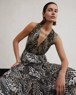 Drew Reversible Mesh Dress
