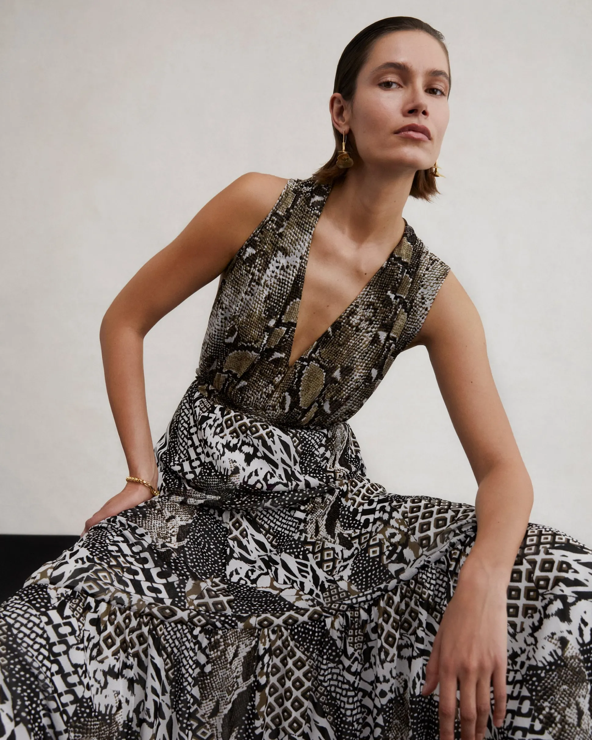 Drew Reversible Mesh Dress
