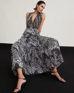 Drew Reversible Mesh Dress