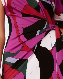 Eliana Faux Wrap Dress