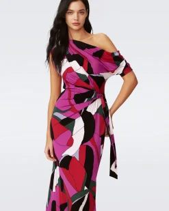 Eliana Faux Wrap Dress