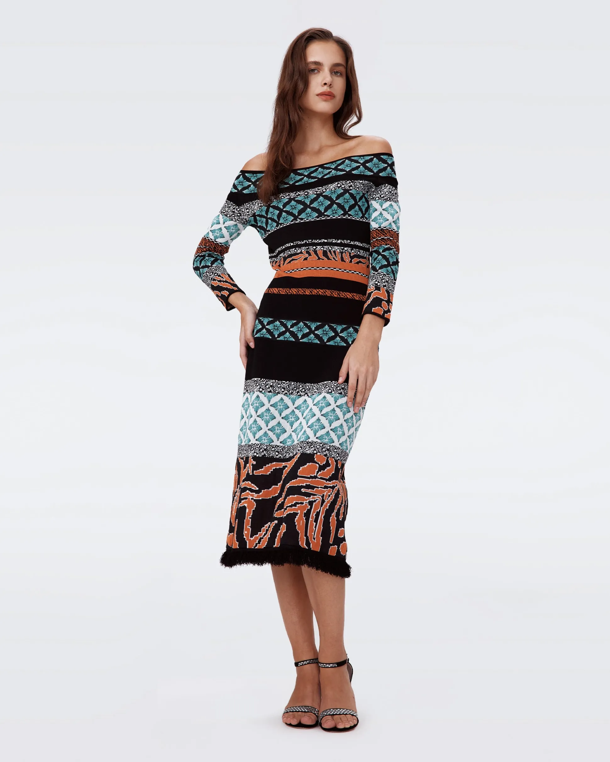 Ellanor Knit Jacquard Dress