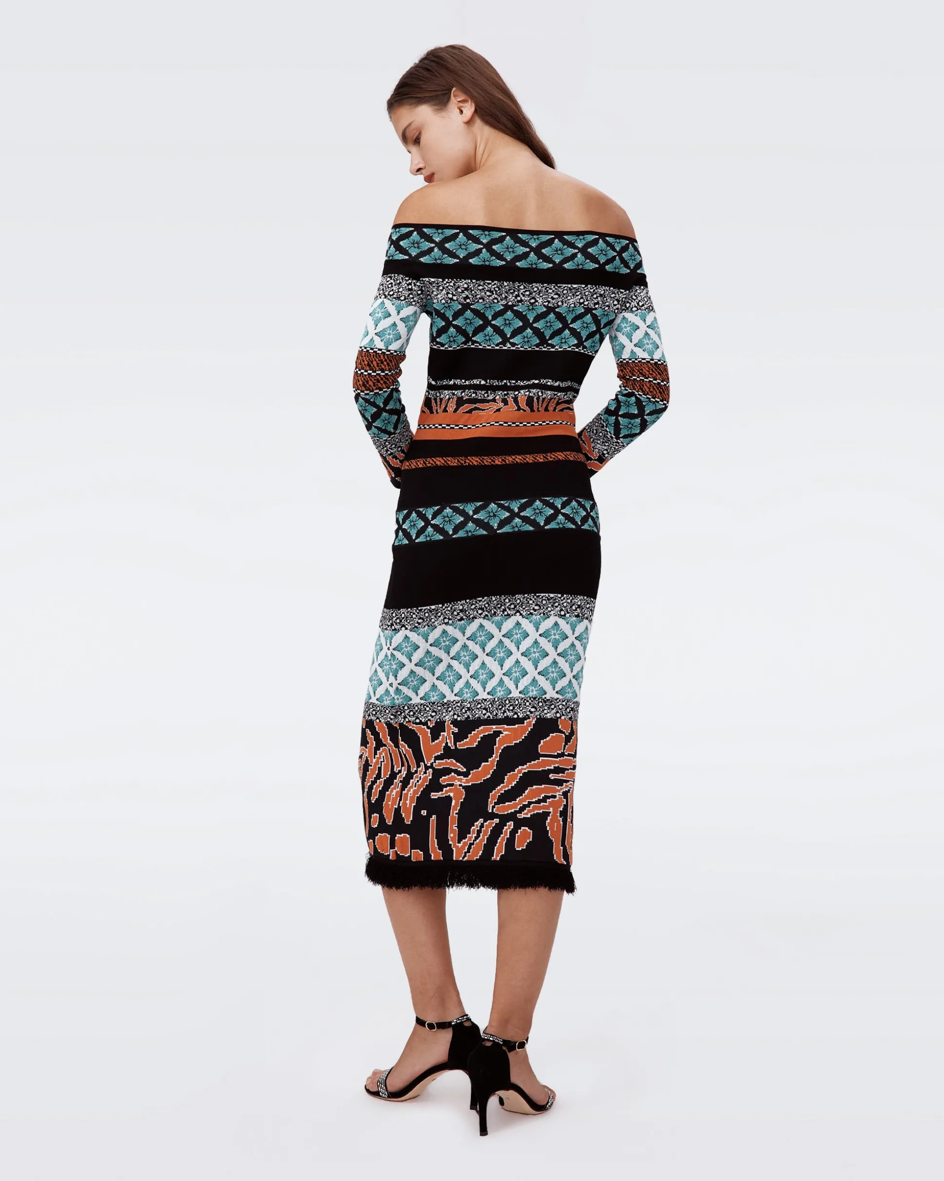 Ellanor Knit Jacquard Dress