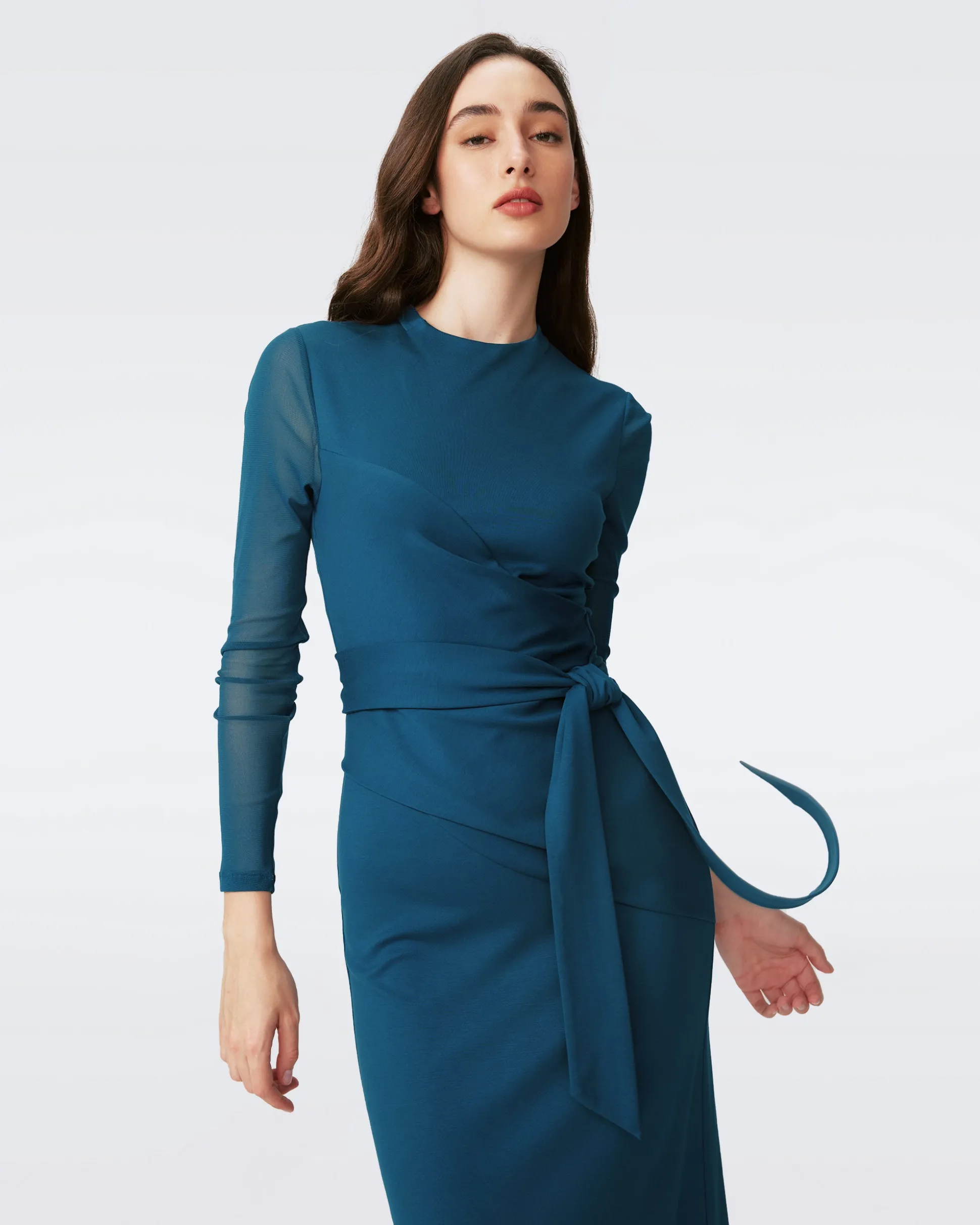 Finan Faux Wrap Dress