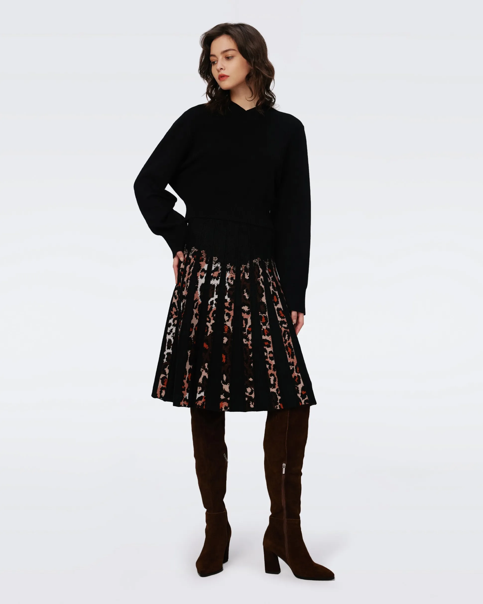 Hutch Knit Jacquard Skirt