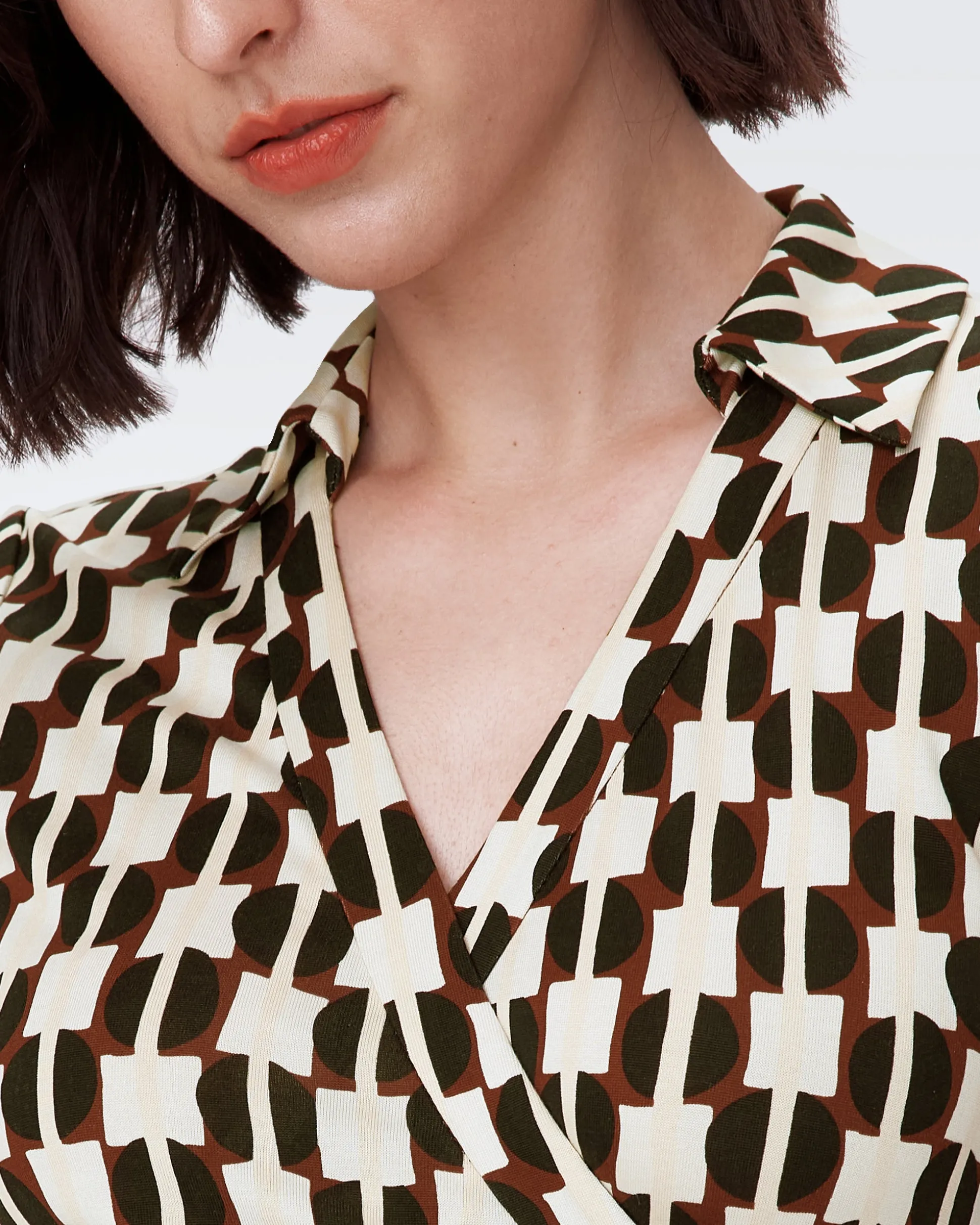 Jeanne Silk Jersey Wrap Dress
