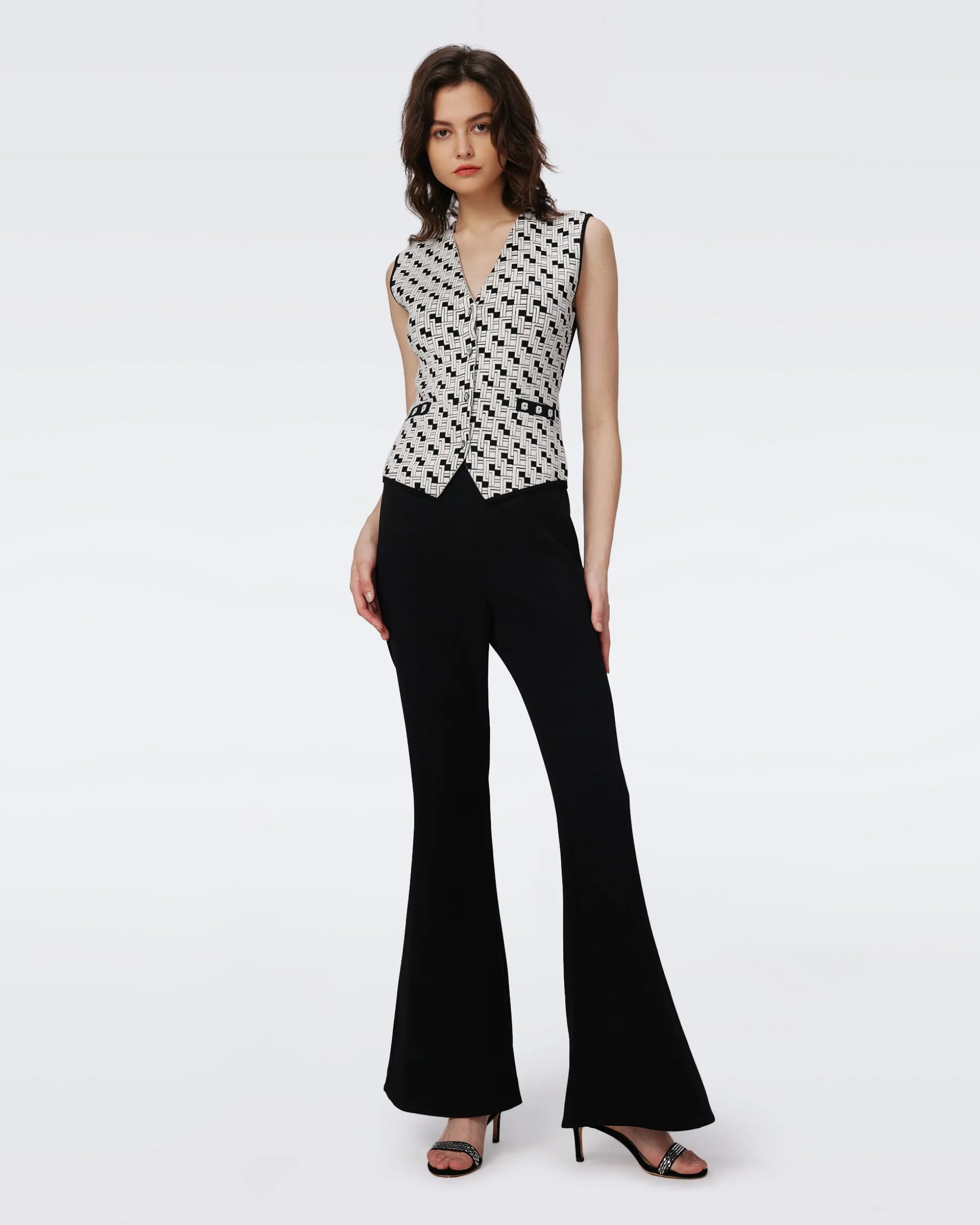 Jil Knit Jacquard Vest