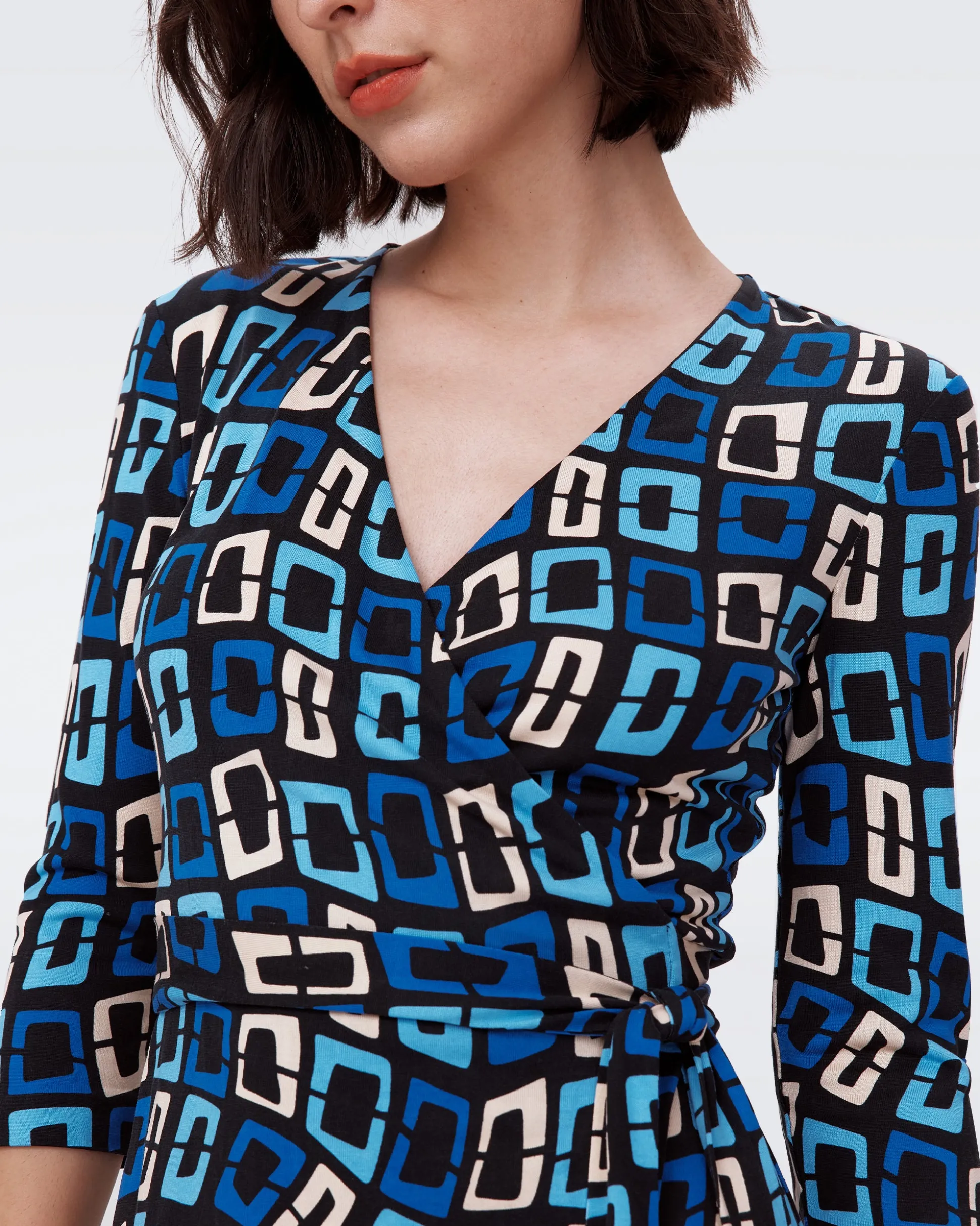 Julian Silk Jersey Wrap Dress