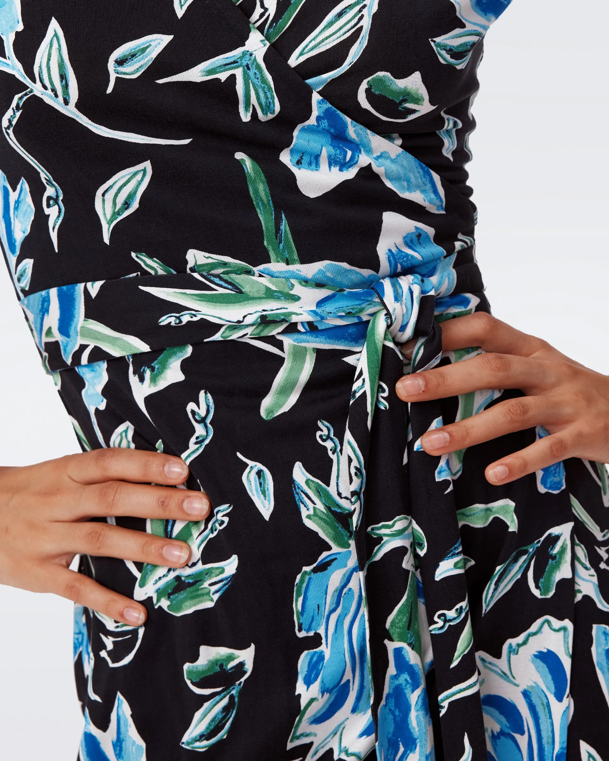 Julian Silk Jersey Wrap Dress