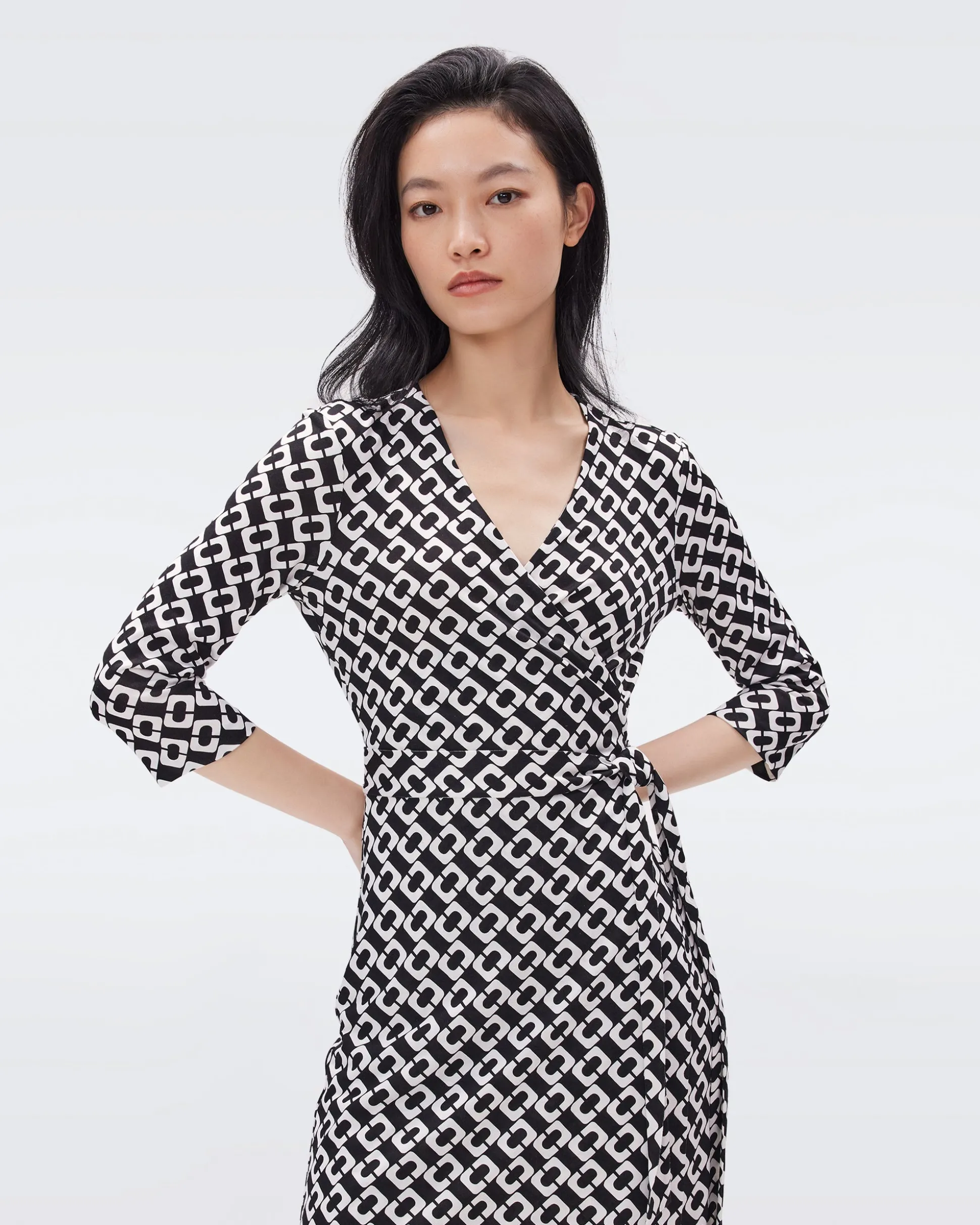 Julian Silk Jersey Wrap Dress