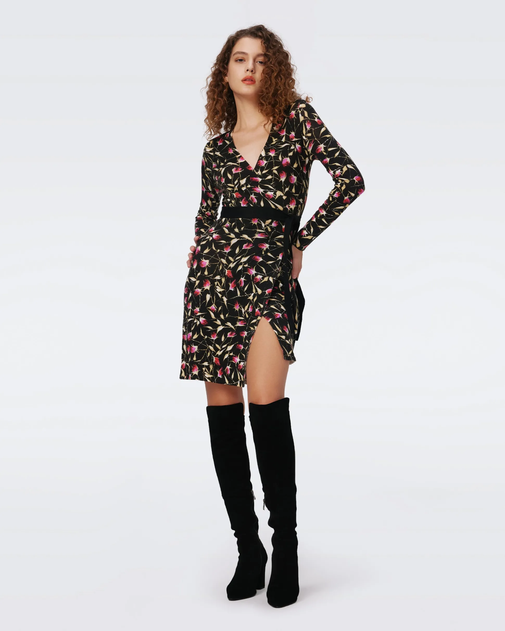 Luella Wool Wrap Dress