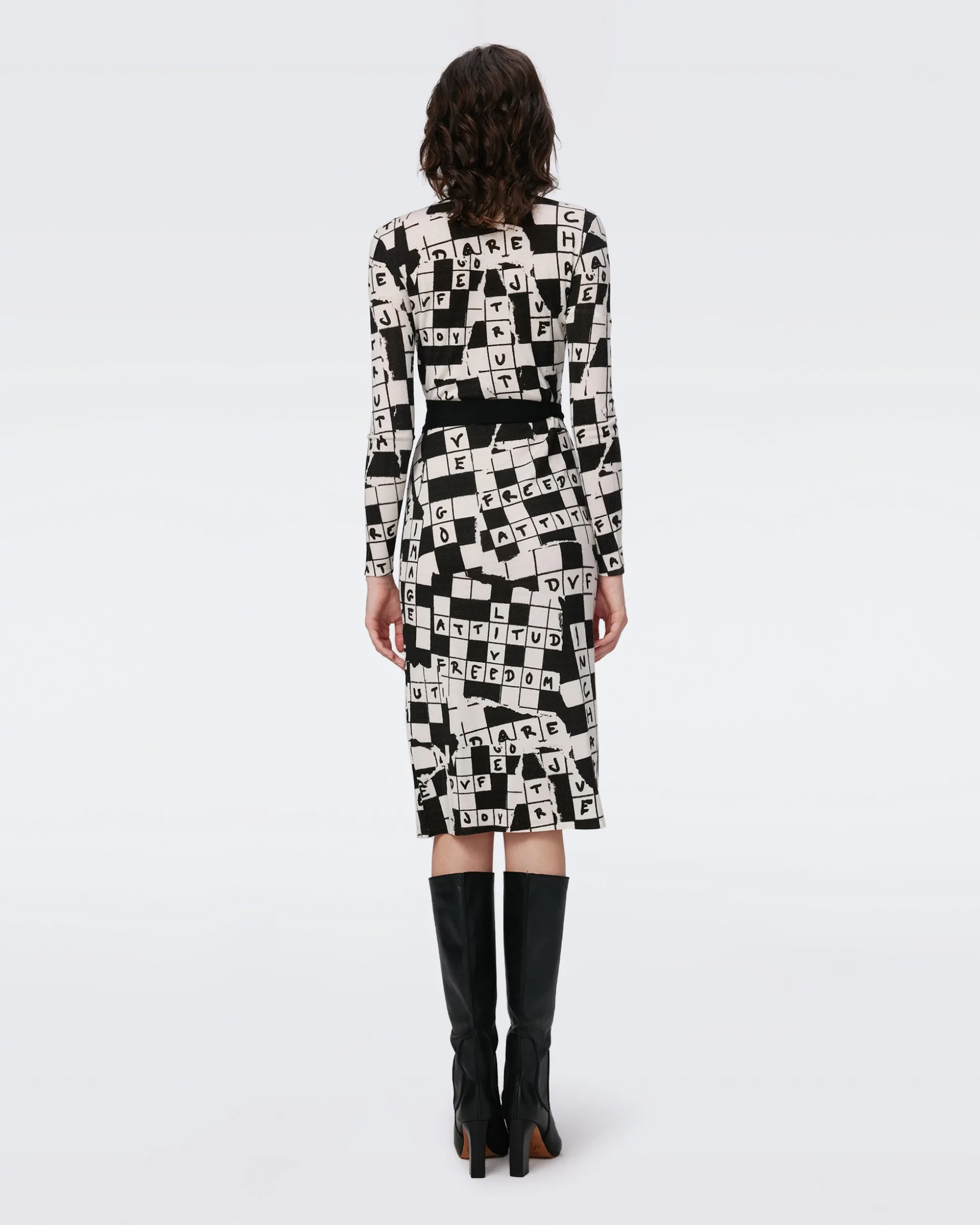 Luella Wool Wrap Dress