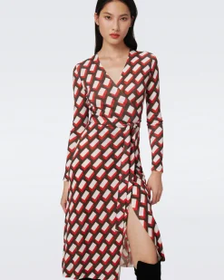 Luella Wool Wrap Dress