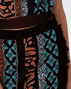 Margarita Knit Jacquard Skirt