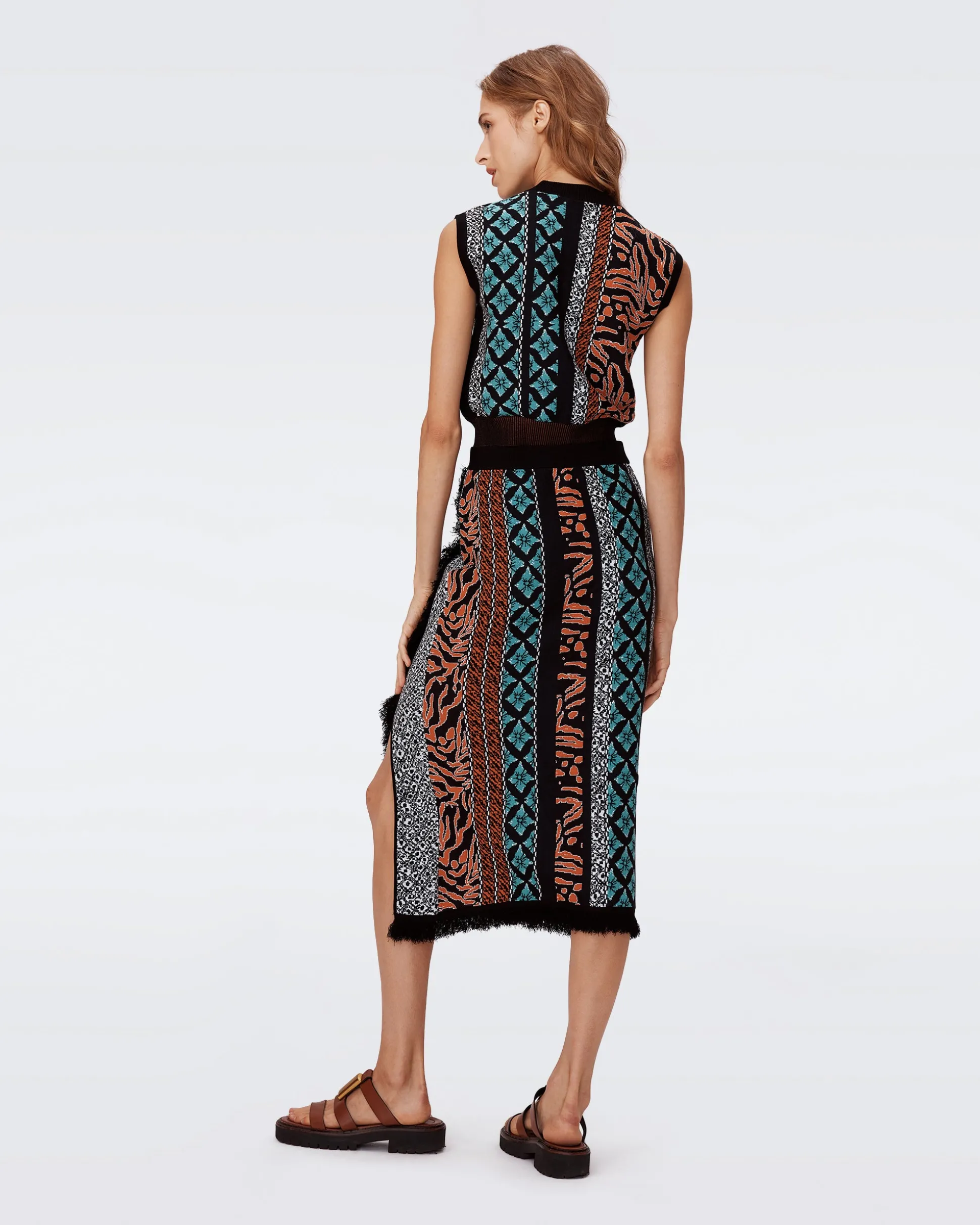 Margarita Knit Jacquard Skirt