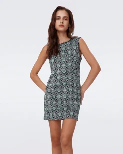 Medusa Knit Jacquard Dress