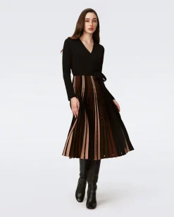 Ollie Knit Wrap Dress