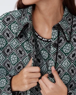 Pennie Knit Jacquard Shirt