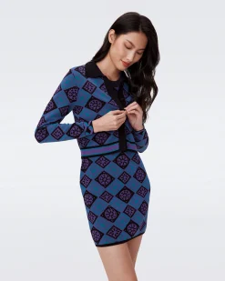 Petey Knit Jacquard Cardigan
