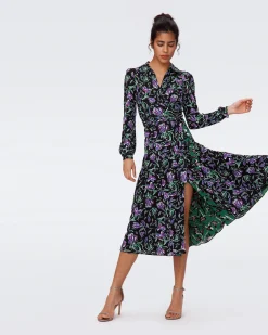 Phoenix Reversible Mesh Wrap Dress