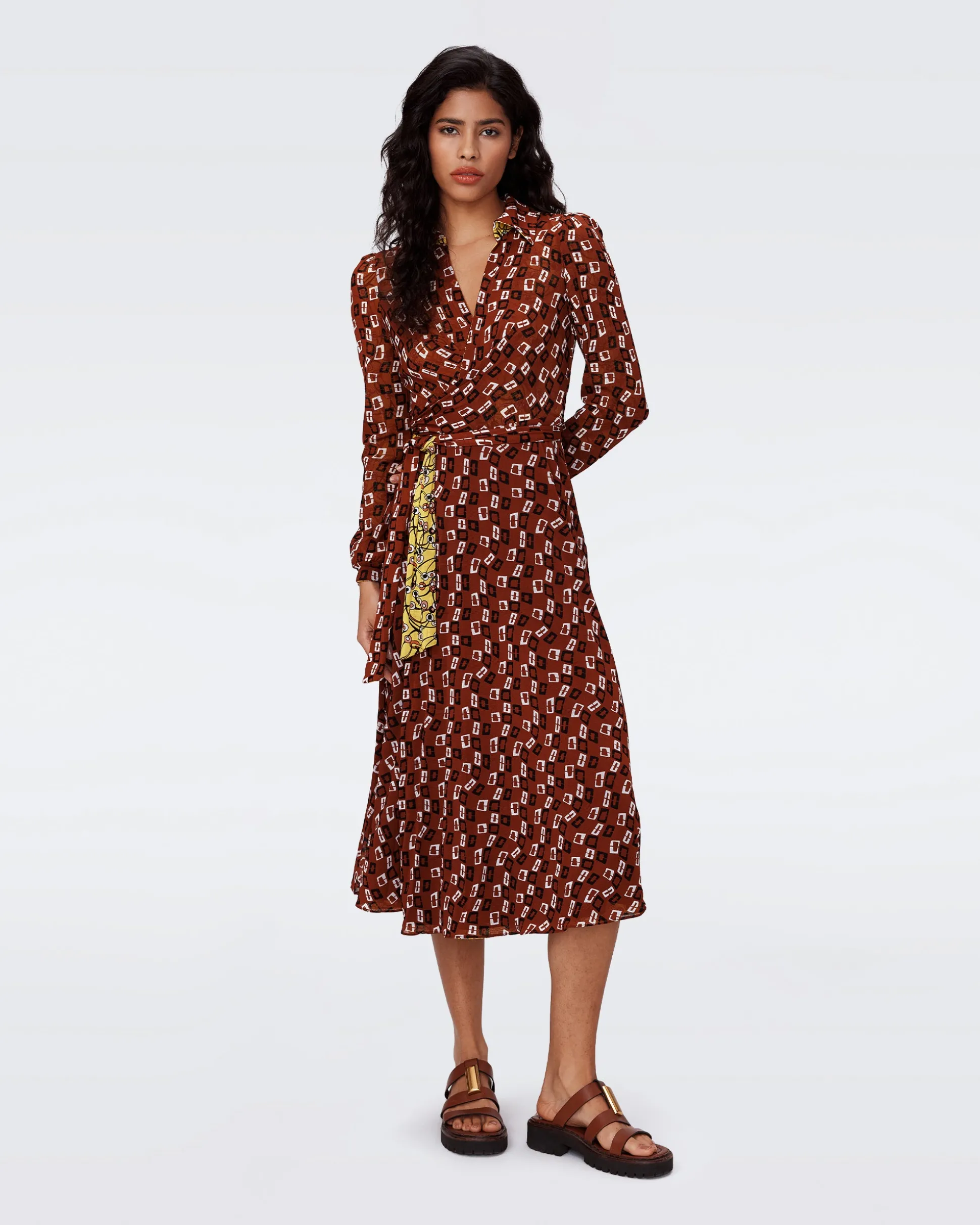Phoenix Reversible Mesh Wrap Dress