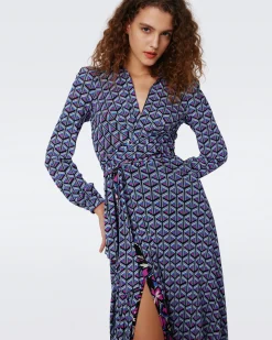 Phoenix Reversible Mesh Wrap Dress