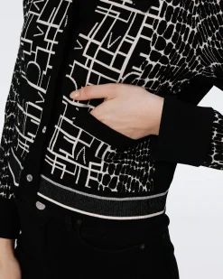 Riva Knit Jacquard Cardigan