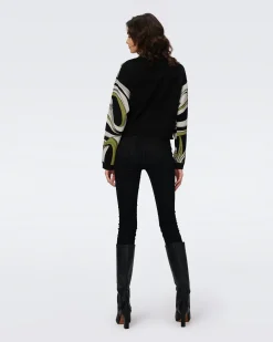 Tierna Knit Jacquard Sweater