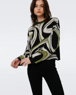 Tierna Knit Jacquard Sweater