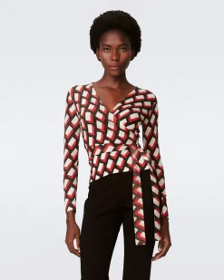 Vincente Wool Wrap Top