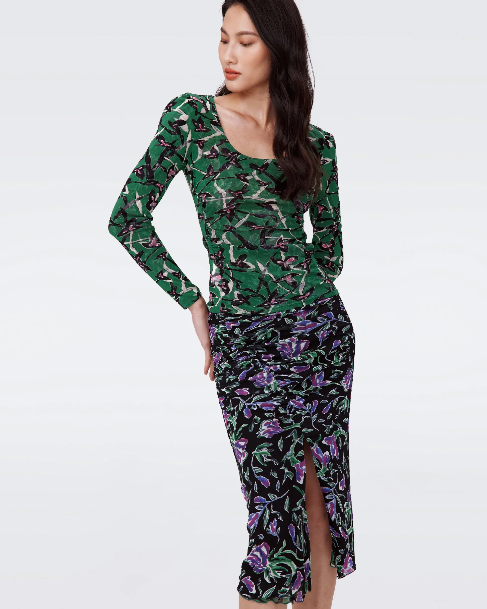 Willow Reversible Mesh Skirt